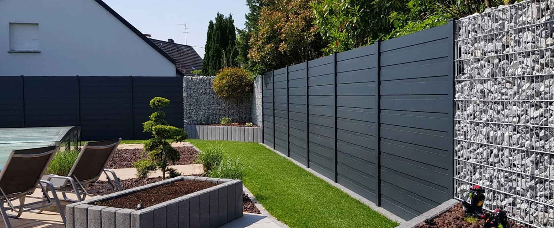 PROFILÉS EN ALUMINIUM Systeme clique couleur RAL 7016 FS